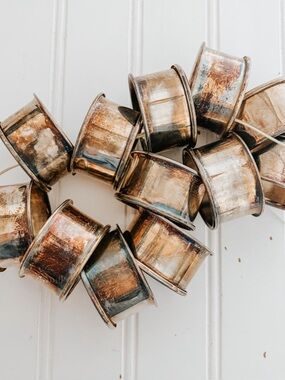Vintage Silver Plate Napkin Ring Holders | Tablescape